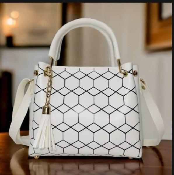 PU Leather Printed Shoulder Bag – Women’s Stylish Everyday Handbag