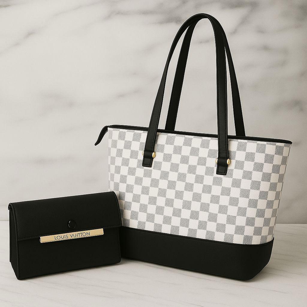 Printed Nylon Handbag – Women’s Stylish Top Handle Shoulder Bag