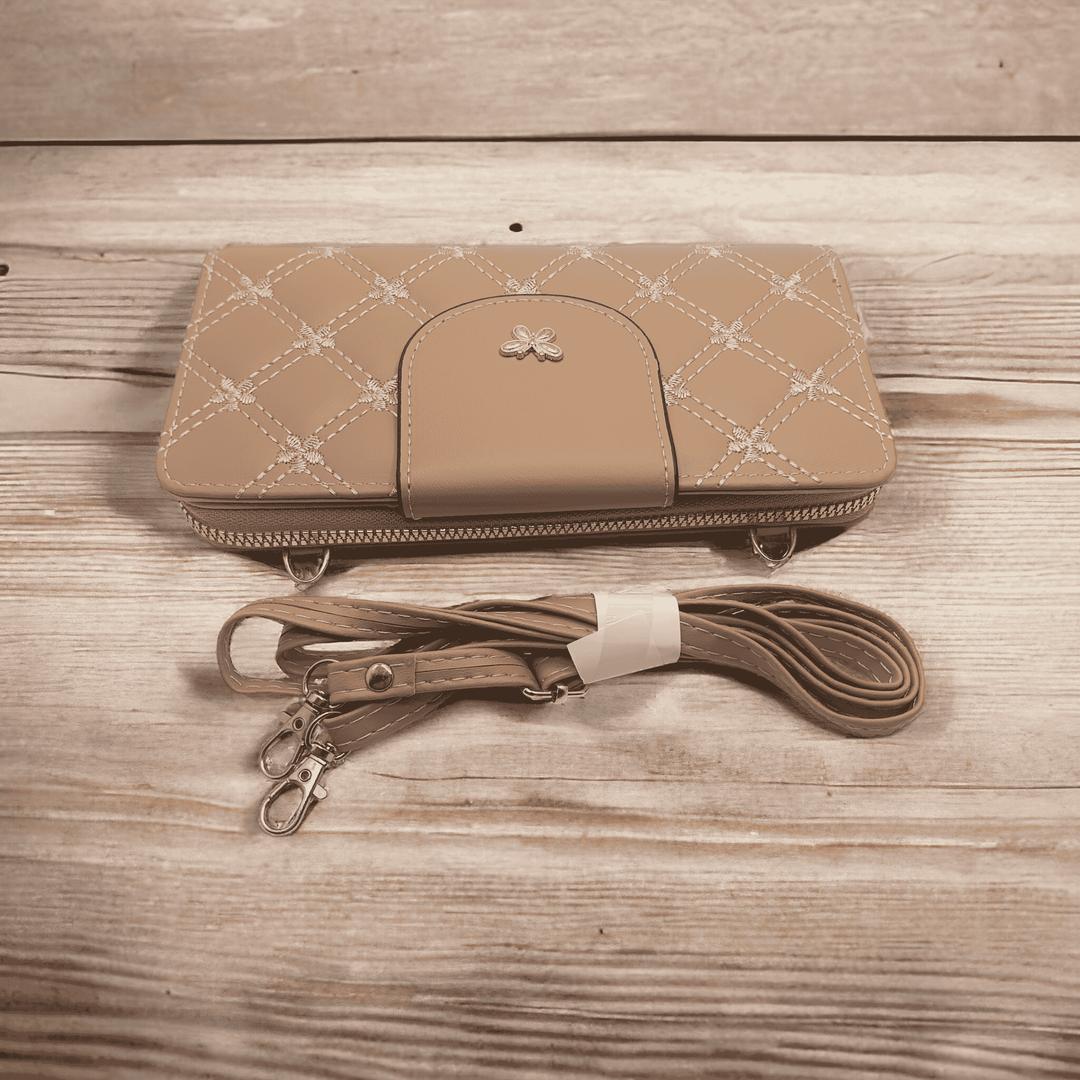 Women's Embroidered PU Leather Clutch – Formal Party & Evening Bag – Multiple Colors (7.5 x 3.5 x 1 Inches)