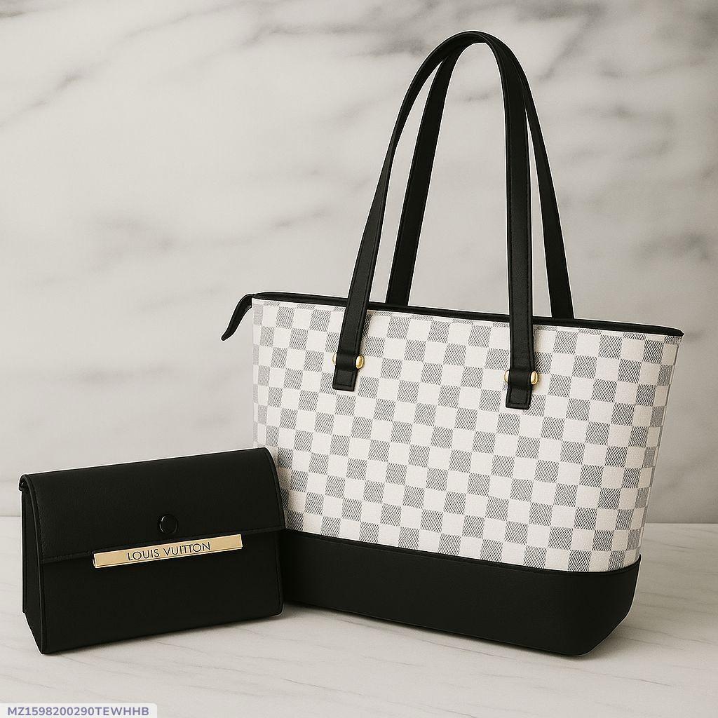 Printed Nylon Handbag – Women’s Stylish Top Handle Shoulder Bag