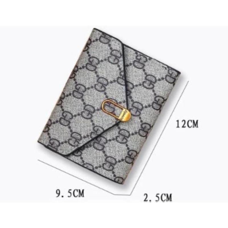 Women’s Printed Leather Wallet Set – 3 Pcs Casual Wallets in Brown, Grey, Black & White
